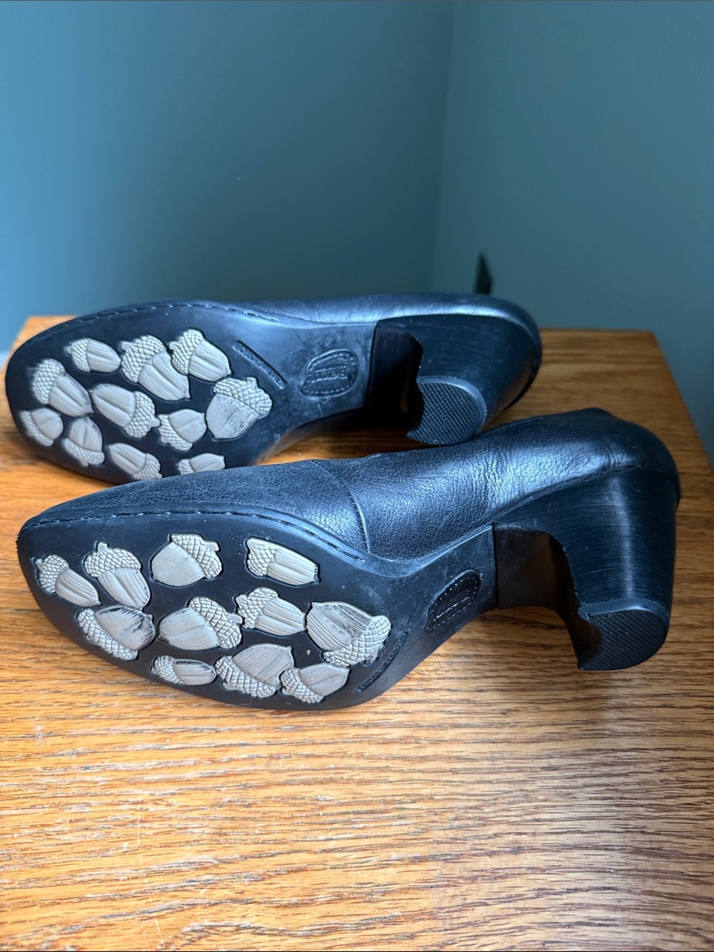 Chocolate or Black Born Crown Comfort Leather Mary Jane Heels- price for 1 or - Picture 6 of 9